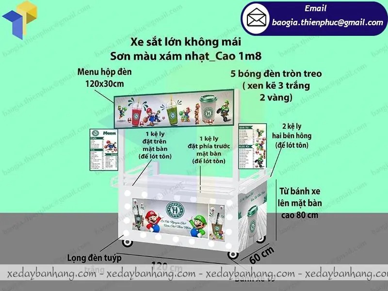 xe bán cafe vỉa hè
