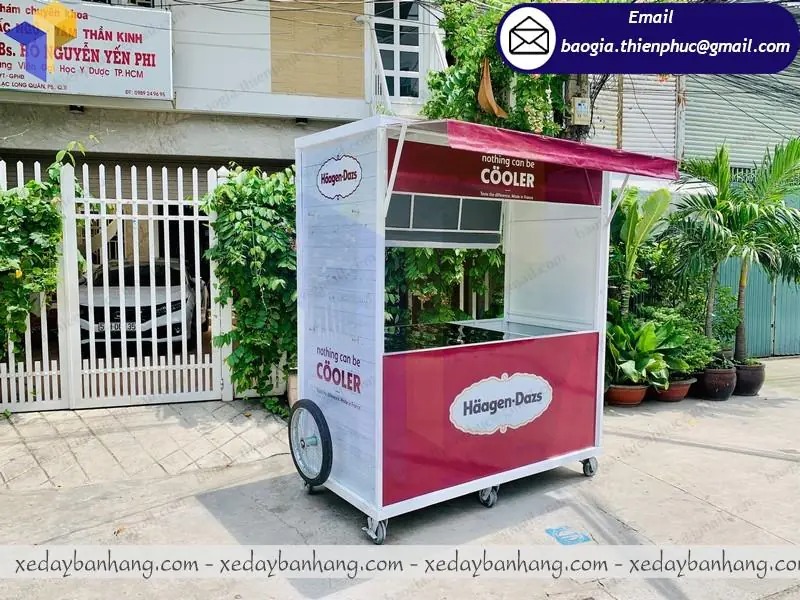 xe bán kem di động giá rẻ hcm