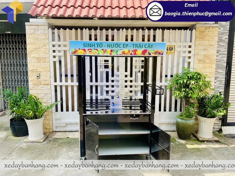 xe bán nước ép trái cây giá rẻ