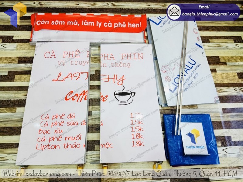 xe bán nước vỉa hè rẻ
