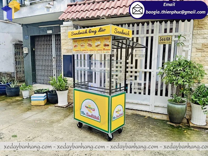 xe bán sandwich đẹp giá rẻ