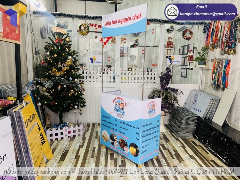 xe bán sữa hạt lưu động tphcm