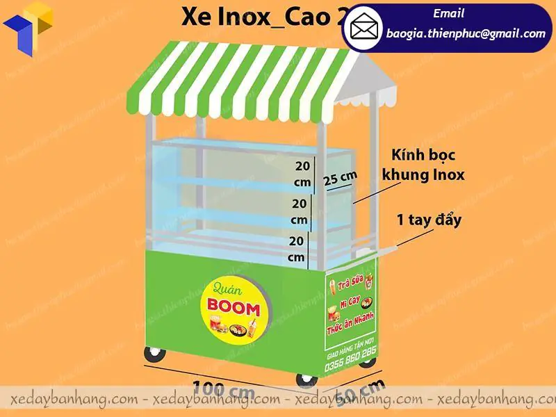 xe bán thức ăn nhanh lưu động
