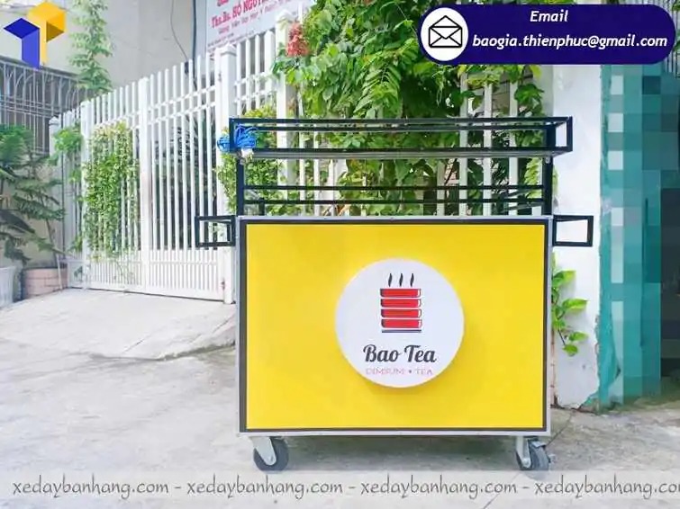 xe bán trà sữa độc đáo