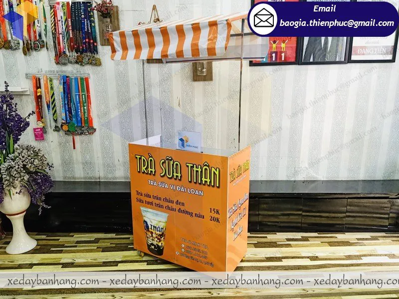 xe bán trà sữa lắp ráp giá bao nhiêu