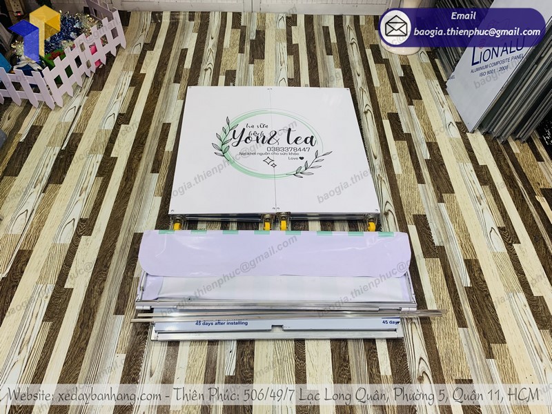 xe bán trà sữa lắp ráp tphcm