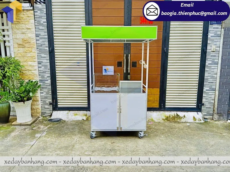 xe bán trà sữa vỉa hè di động đẹp giá rẻ
