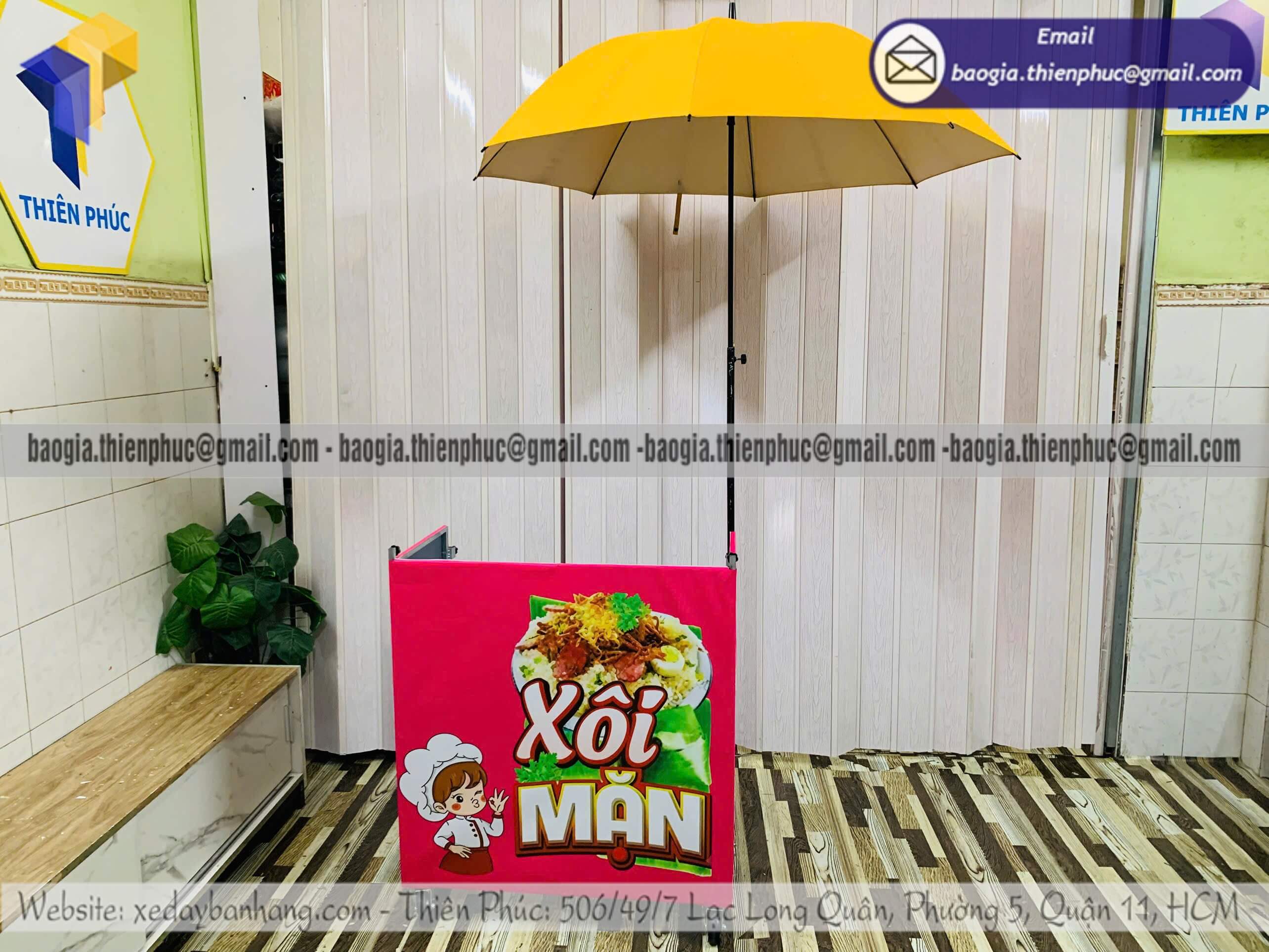 Xe bán xôi lắp ráp di động bán hàng rong xếp gọn Xe bán xôi lắp ráp di động bán hàng rong xếp gọn