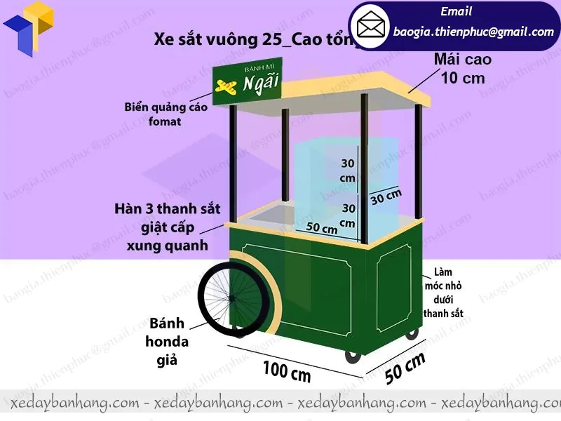 xe bánh mì Thổ Nhĩ Kì