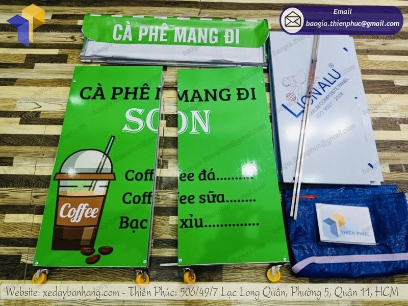 Xe cà phê gấp gọn quận 6
