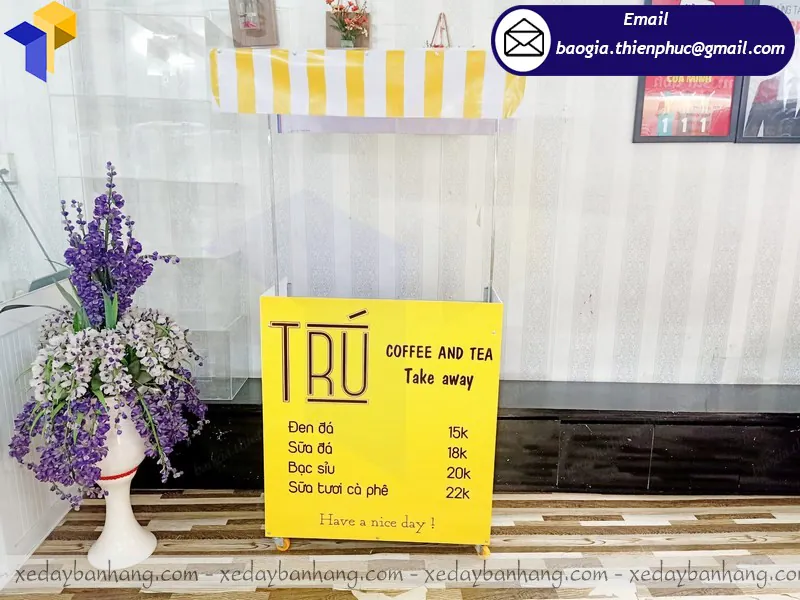 quầy cà phê lắp ráp