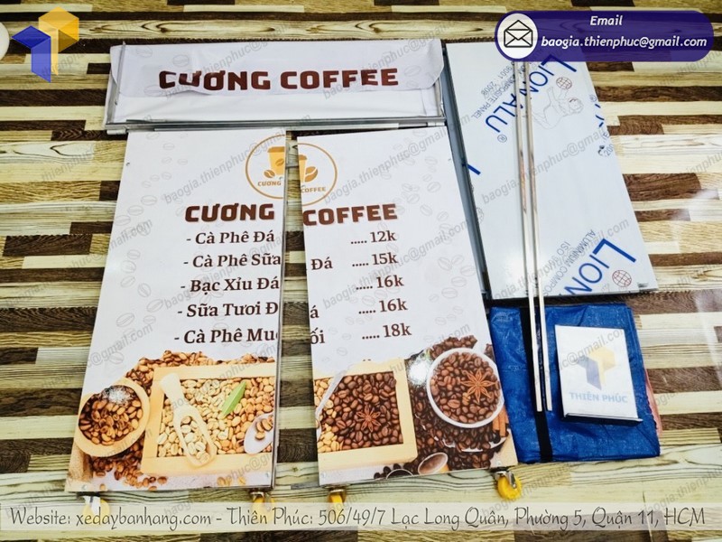 xe cà phê take away đẹp