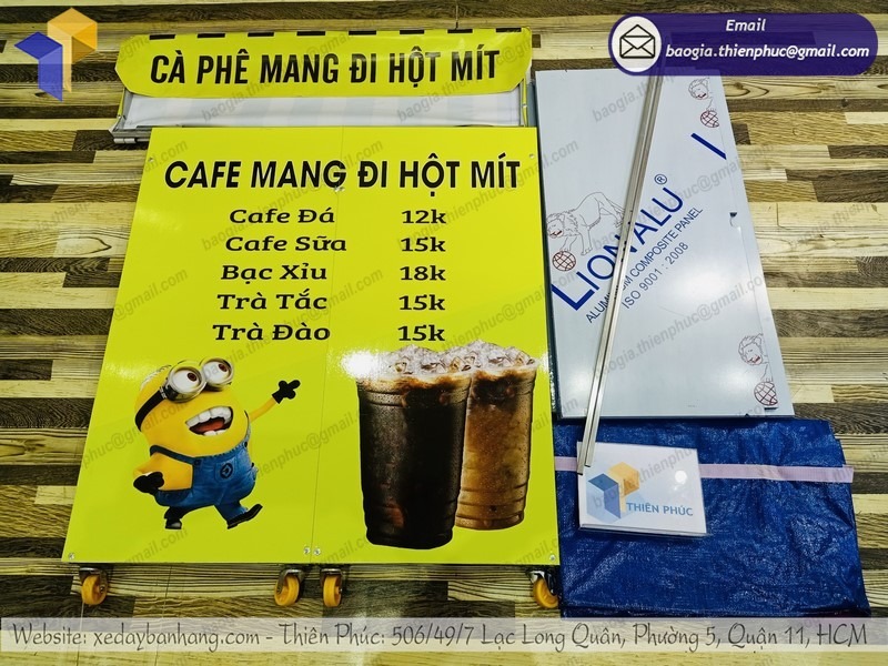 Xe cà phê take away nhanh