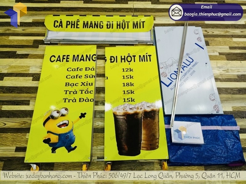 Xe cà phê take away ở đâu