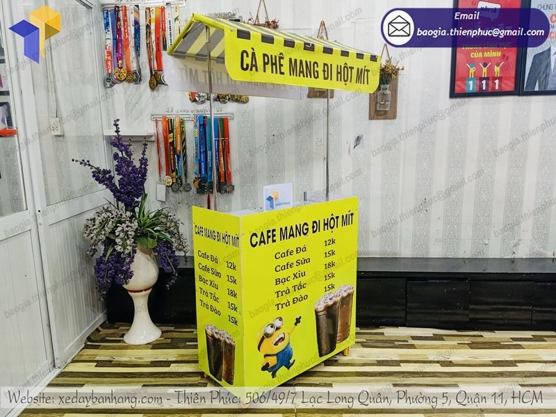 Xe cà phê take away rẻ