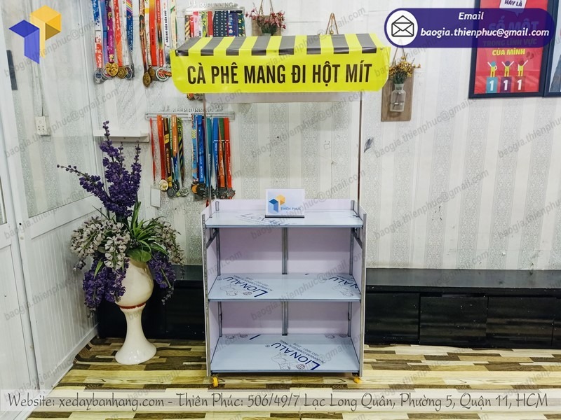 Xe cà phê take away tiện lợi
