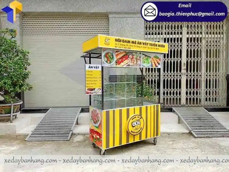 xe cá viên vỉa hè giá rẻ