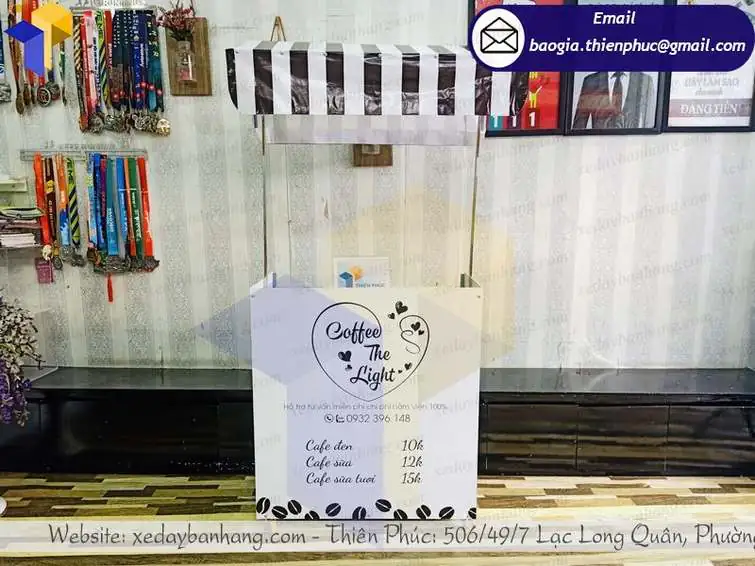 xe cafe gấp gọn giá bao nhiêu