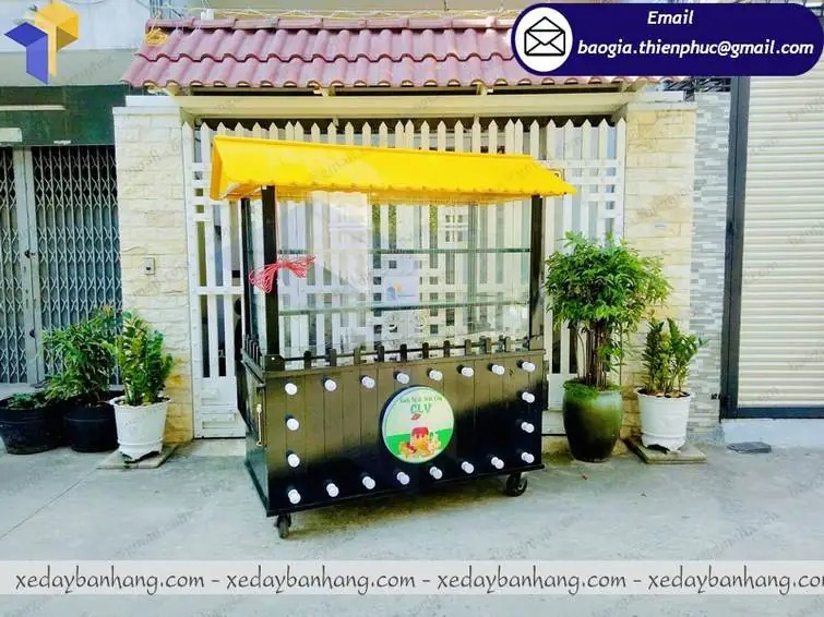 xe đẩy bán nước ép hoa quả giá rẻ