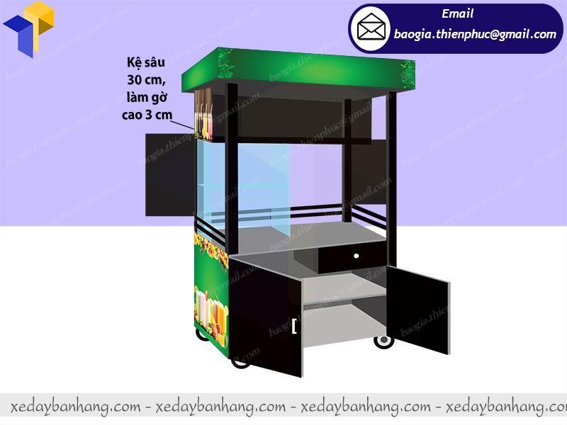 xe inox bán sinh tố giá rẻ