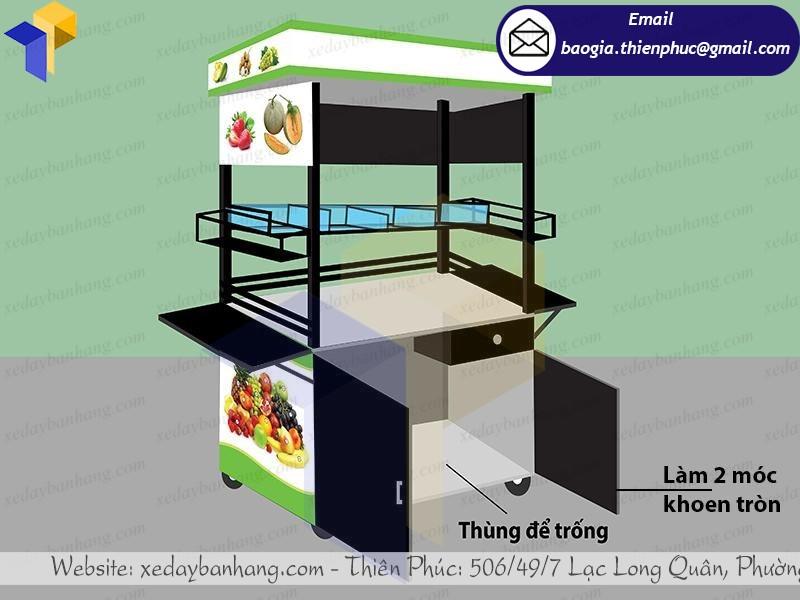 xe inox bán sinh tố nước ép giá rẻ