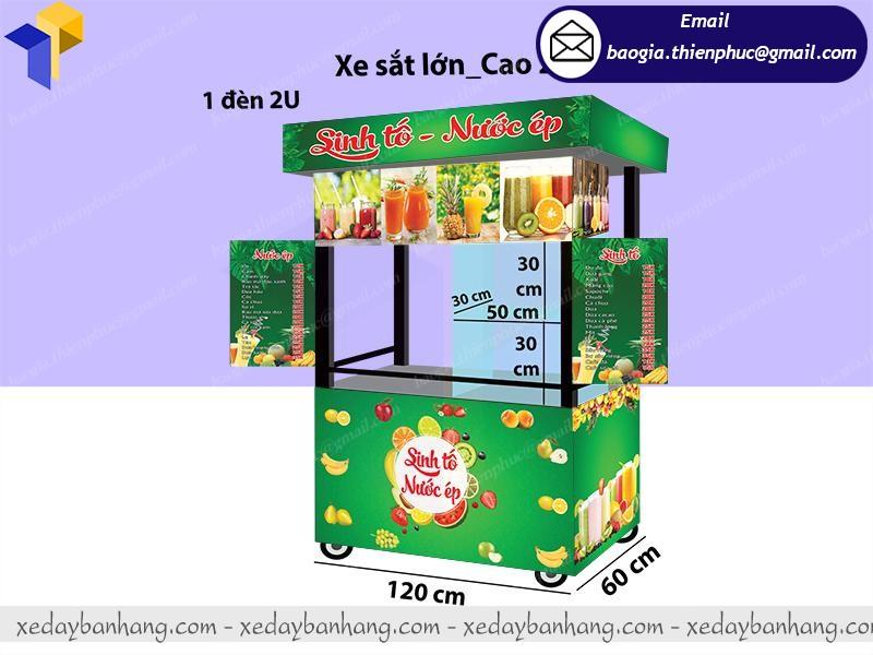 xe inox bán sinh tố