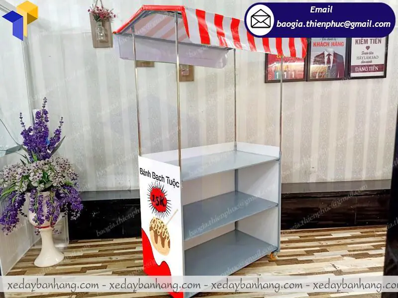 xe thức ăn nhanh bán ngoài vỉa hè giá rẻ