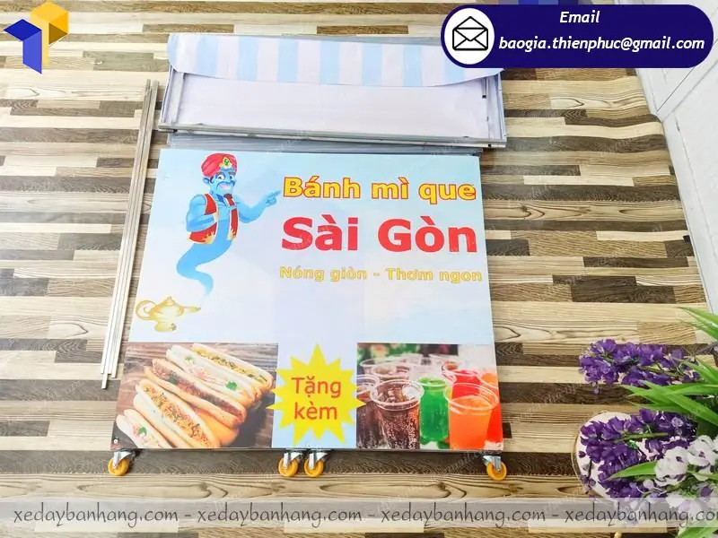 xưởng sản xuất xe lắp ráp bán bánh mì