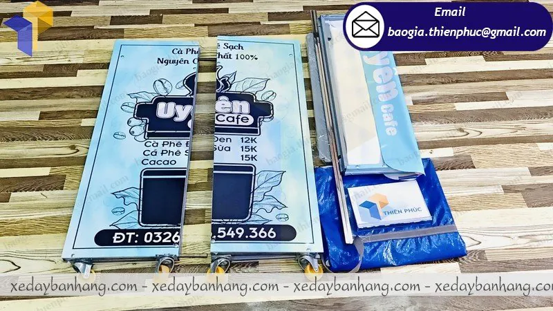xe lắp ráp bán cà phê di động đẹp