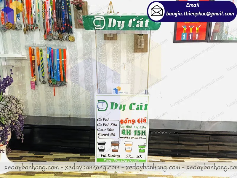 xe lắp ráp bán cà phê mang đi đẹp