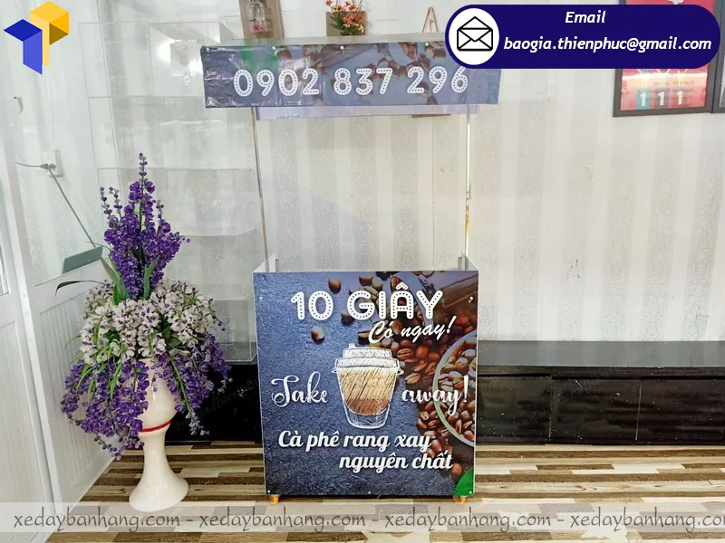 xe lắp ráp cà phê mang đi