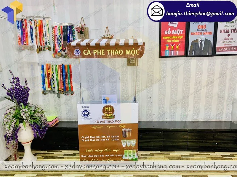 xe lắp ráp bán cà phê thảo mộc giá rẻ
