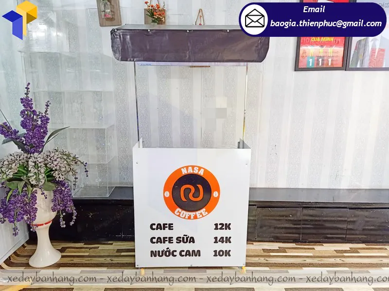 xe lắp ráp bán cà phê