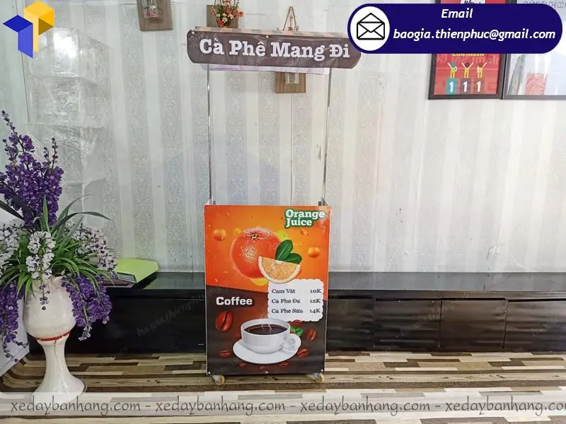 xe lắp ráp bán nước cam lưu động