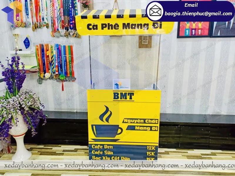 xe lắp ráp bán cafe espresso
