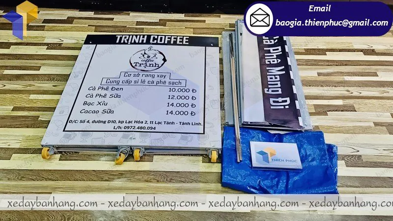 xe lắp ráp bán cafe mang đi giá rẻ