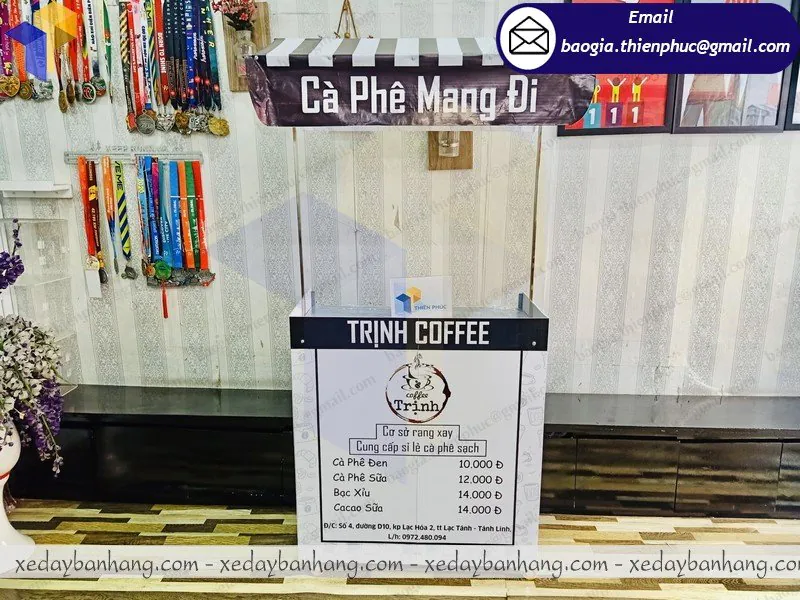 xe lắp ráp bán cafe mua ở đâu
