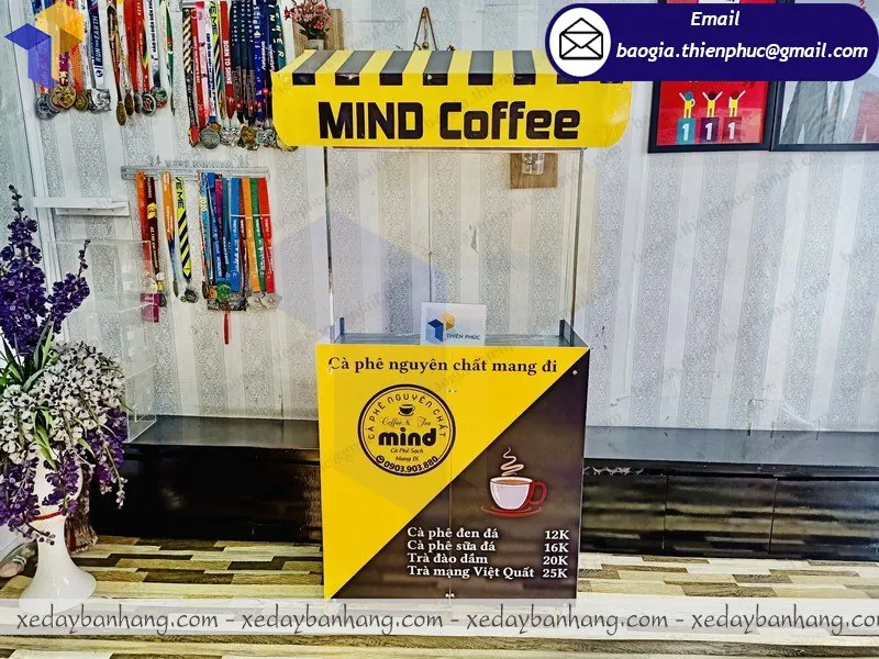 xe lắp ráp bán cafe nguyên chất giá bao nhiêu