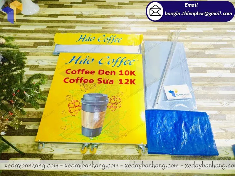 xe lắp ráp bán cafe phin giá rẻ
