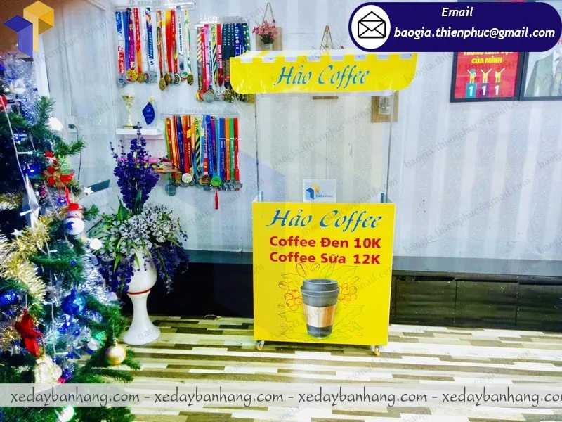 xe lắp ráp bán cafe phin