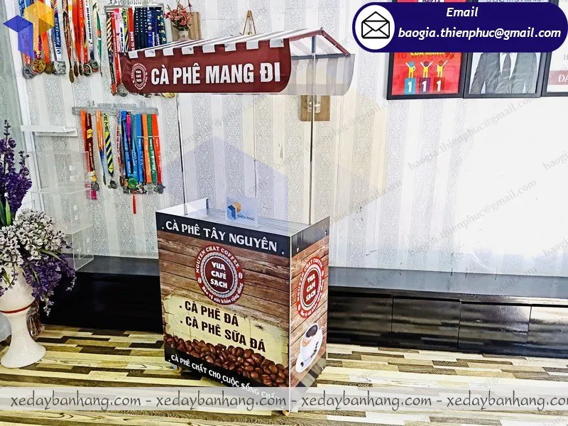 xe lắp ráp bán cafe sữa đá giá bao nhiêu
