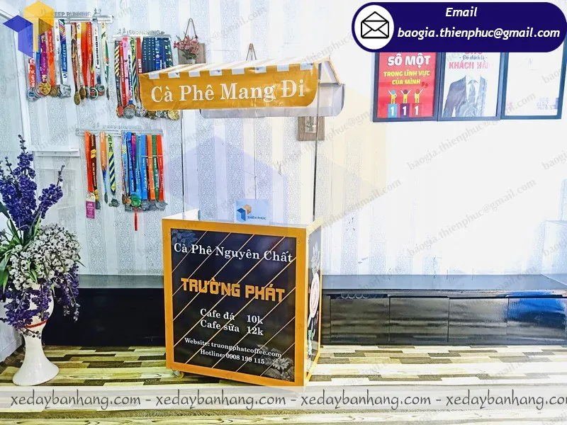 xe lắp ráp bán cafe đẹp nhất