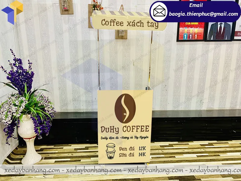 xe lắp ráp bán cafe