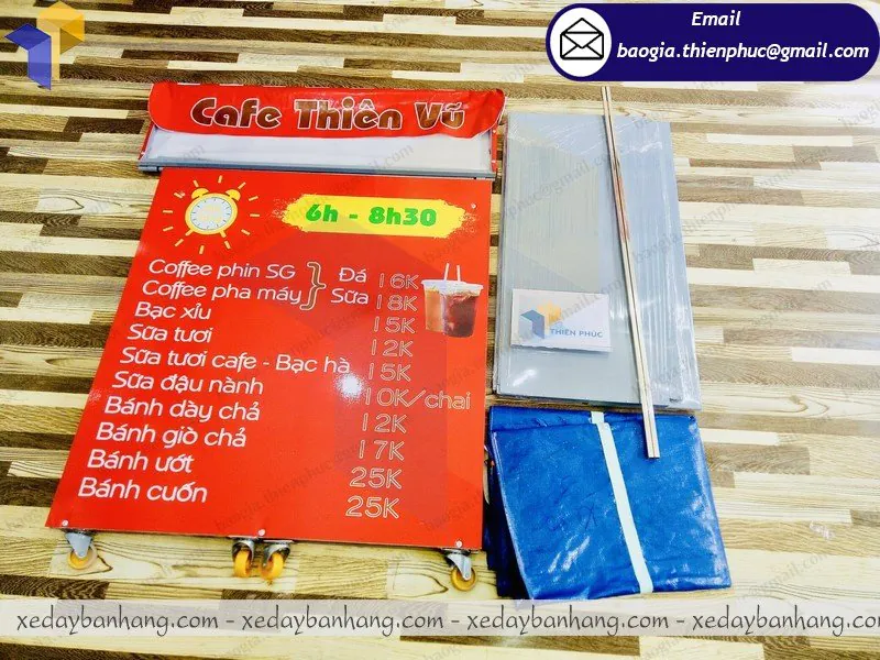 xe lắp ráp bán coffee phin giá rẻ