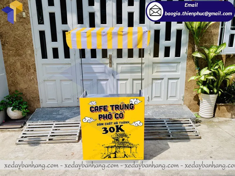 xe lắp ráp bán coffee