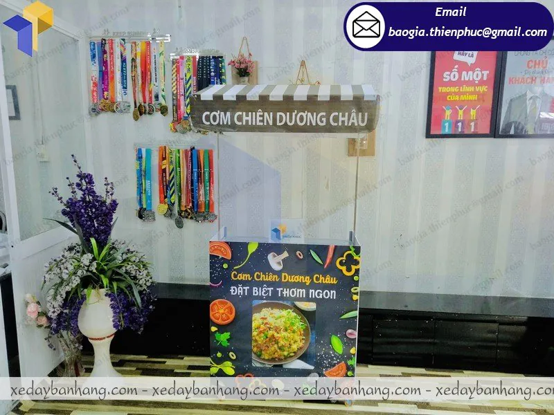 xe lắp ráp bán cơm chiên dương châu đẹp
