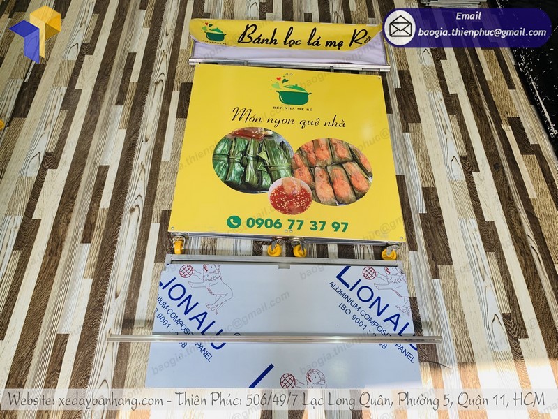 Xe lắp ráp bán đồ ăn vặt đẹp