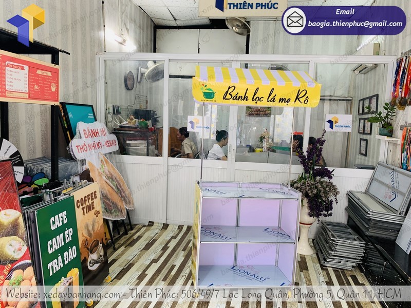 Xe lắp ráp bán đồ ăn vặt rẻ