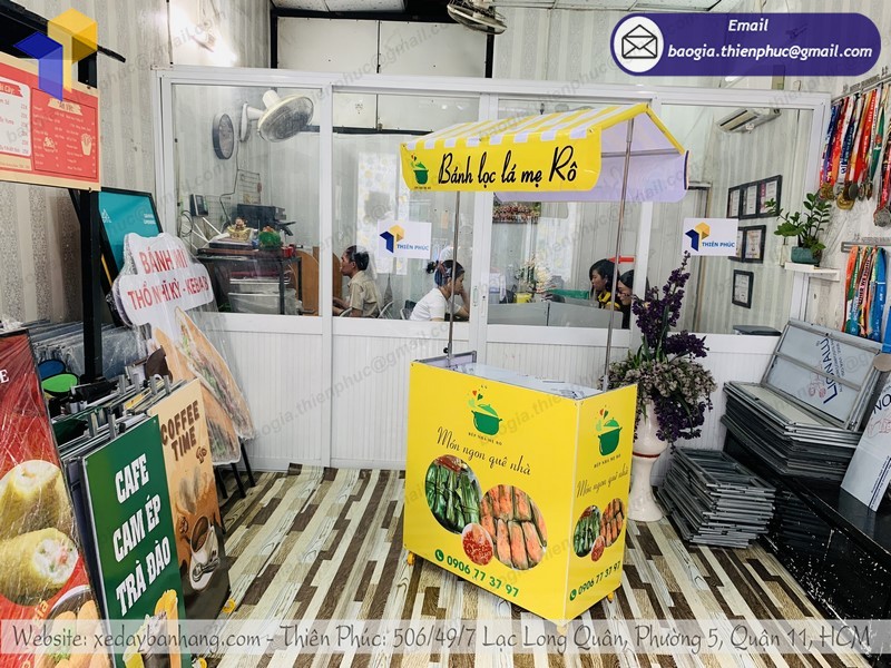 Xe lắp ráp bán đồ ăn vặt tphcm