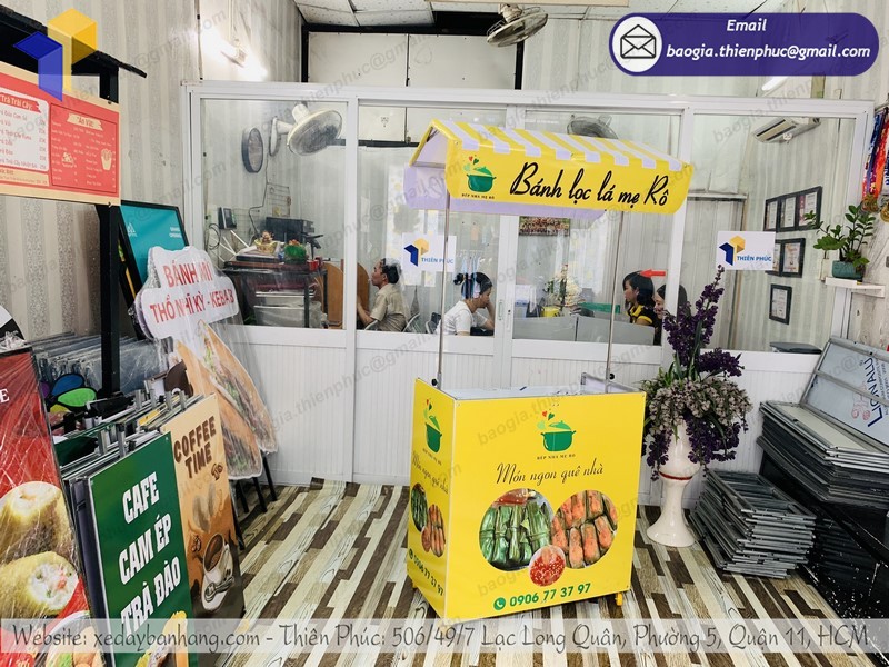 Xe lắp ráp bán đồ ăn vặt uy tín